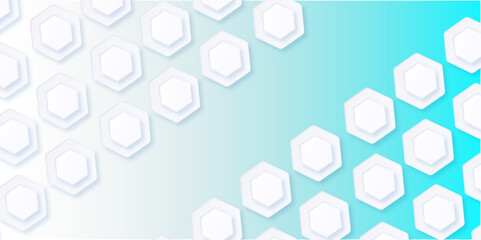 Abstract Geometry and Minimalist Technology: Exploring the Elegant Interplay of 3D Hexagonal Grids Against a Digital Canvas of White and Gray