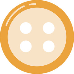 Fototapeta premium Button illustration.