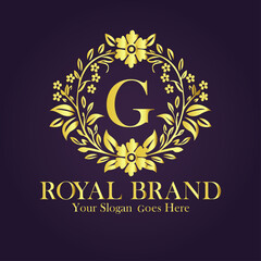 Luxury Gold Monogram Logo - Letter G
