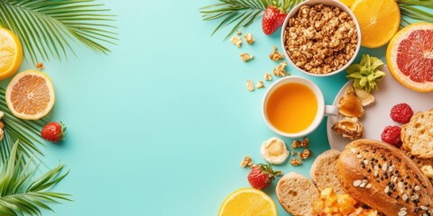 Delicious Homemade Lunch Spread Banner