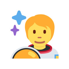 Astronaut with Stars