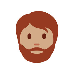 Redhead Bearded Man