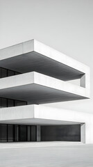 Fototapeta premium Modern Architecture Illustration,Abstract Building Design