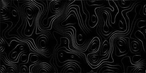 Topographic canyon geometric map relief texture with curved layers and shadow. abstract White background with a beautiful pattern, Topographic contour lines vector map seamless pattern vector.
