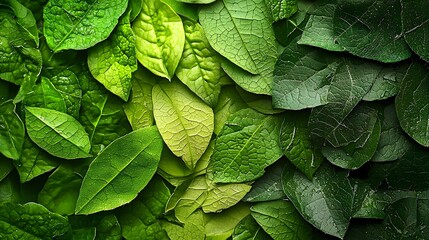 Fototapeta premium 26. A smooth transition from bright lime green to dark forest green, creating a fresh and eco-friendly look
