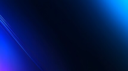 52. A smooth gradient blending midnight blue with neon cyan, ideal for futuristic presentations