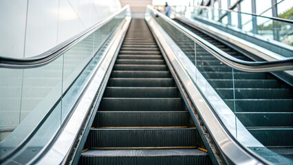Market shifts on the escalator urban transport dynamics city center photo