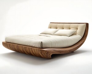Modern Wooden Bed Design