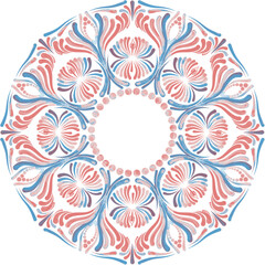 round lace pattern