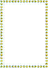 Colorful stylish geometric empty frame. Vector frame for text. Modern Art baby shower graphic elements