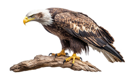 Obraz premium A large eagle with its wings spread out in the air