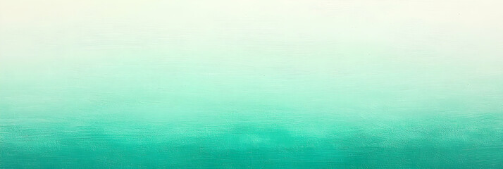 Soft gradient with a grainy texture from seafoam green to aquamarine for a natural look.