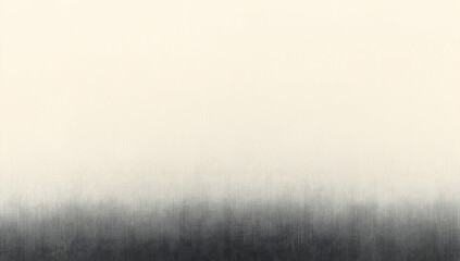 Minimalist gradient fading from soft ivory to charcoal gray with a subtle grainy texture.