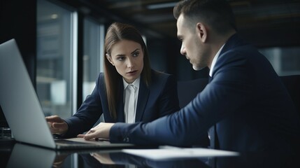 business people working together