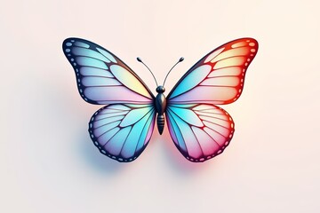 there is a butterfly that is sitting on a wall