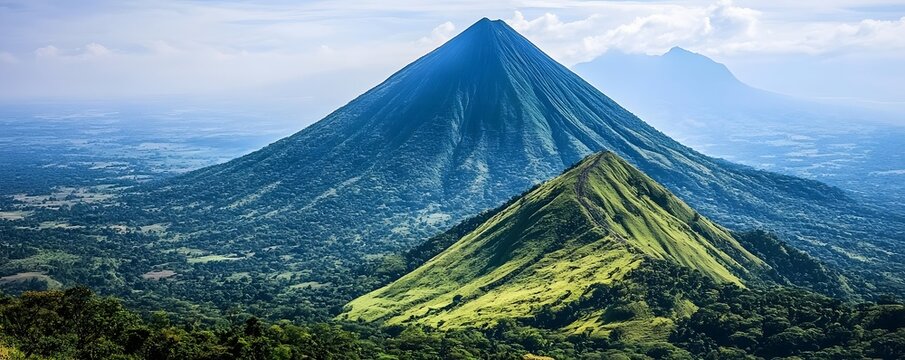 The iconic mountain of Cerro de Las Pavas, Honduras, with stunning views of the surrounding valleys