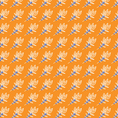 seamless pattern with flowers