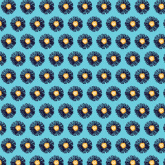 daisies on sky background