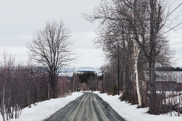 Winter photography from Kronborgsætergrenda of rural Toten, March 2025.