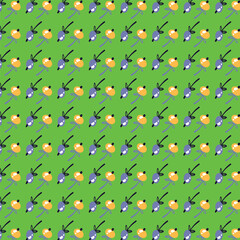 Colorful Nature-Inspired Seamless Design