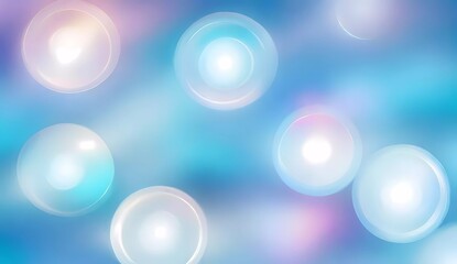 abstract background with bokeh in blue and lilac tones
