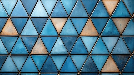Triangular Patterned Wall Tiles