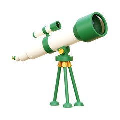 Telescope 3d Icon