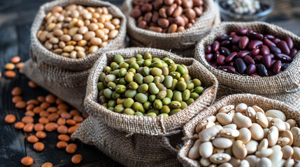 Obraz premium beans in a bag
