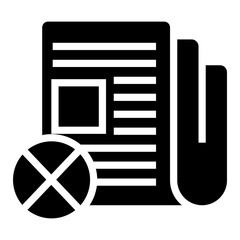 fake news vector icon