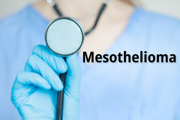 Mesothelioma title text diagnoses respiratory system diseases