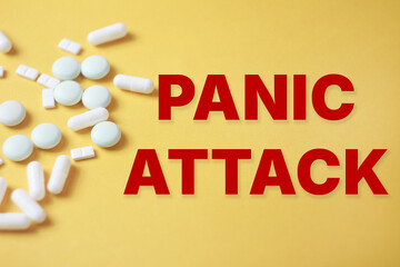 Panic attack text title drugs tablets medications for nervous system