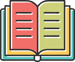 vector illustration of a book