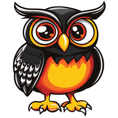 Naklejka premium owl vector illustration