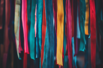 Colorful Ribbons Hanging Decor