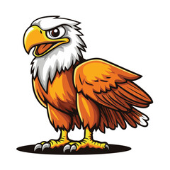 Obraz premium Majestic Cartoon Eagle