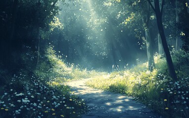 Obraz premium rays of light