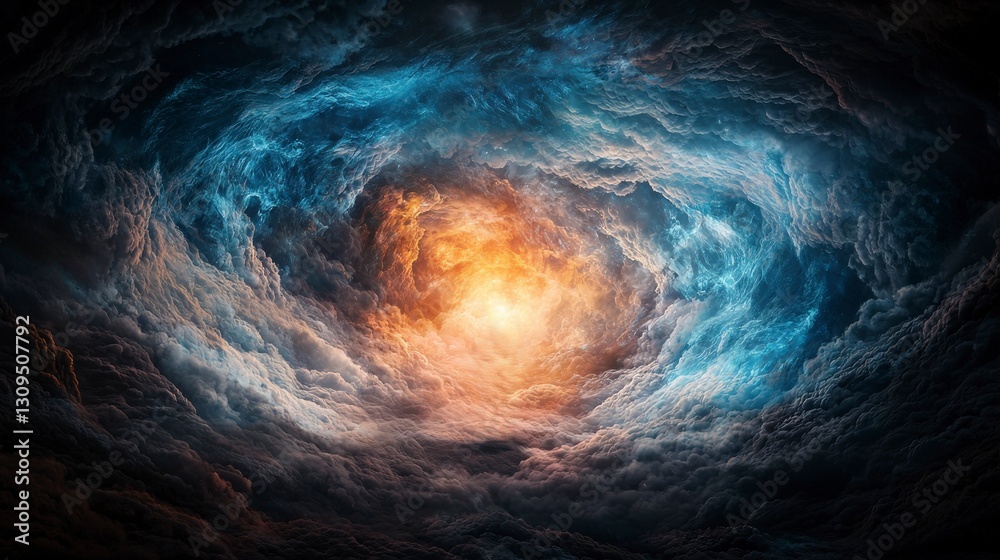 Poster celestial practitioner surrounded by cosmic energy in a vast universe ethereal art dreamy environmen
