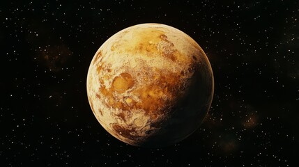 Abstract planets and space background