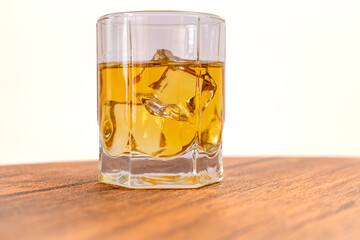 Whiskey on the Rocks - Close-up Studio Shot