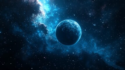 Obraz premium Abstract planets and space background