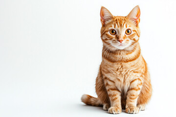 Obraz premium Charming Orange Tabby Cat Portrait