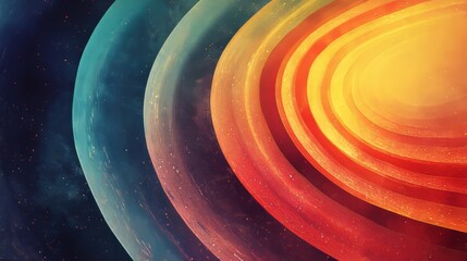 Dynamic background with radiating rainbow lines, evoking a sense of energy and pride 