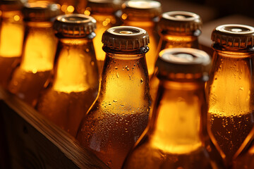 Glowing Bottles of Refreshment