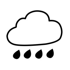 Weather line icon set