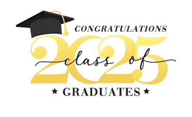 Class of 2025 vector illustration. Festive celebration design for graduation events and announcements. Congratulations graduates design template for social media posts to honor graduates.