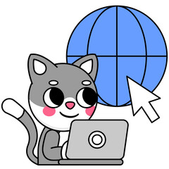 cat holding