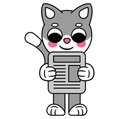 cat holding
