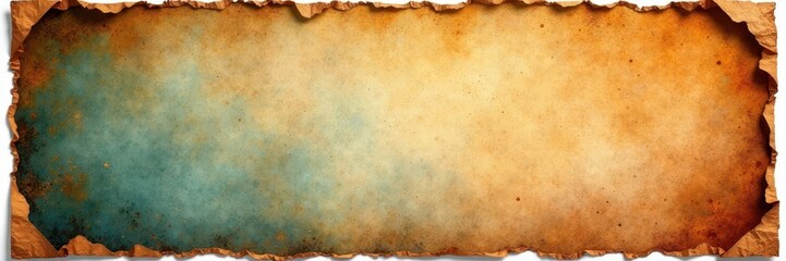 Obraz premium Aged parchment, frayed edges, antique texture, paper texture, library