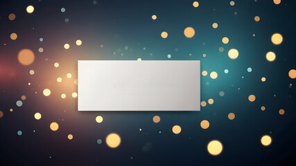 Obraz premium Artifical Intelligence generated bokeh abstract light background. Festive Background With