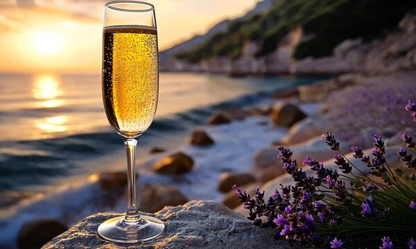 lavanda liqueur cocktail video